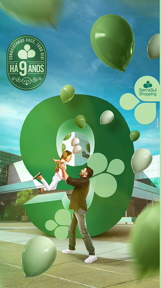 9 anos SerraSul Shopping - Storie