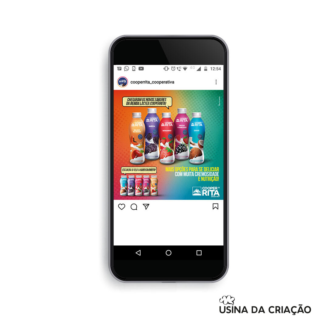 Campanha de Lançamento de Bebidas Lácteas - CooperRita