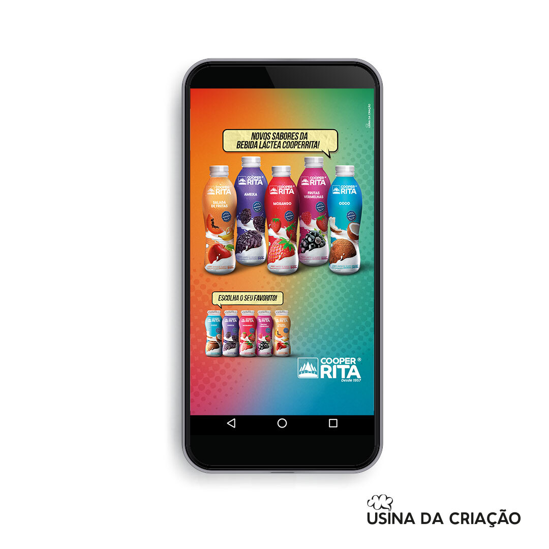 Campanha de Lançamento de Bebidas Lácteas - CooperRita