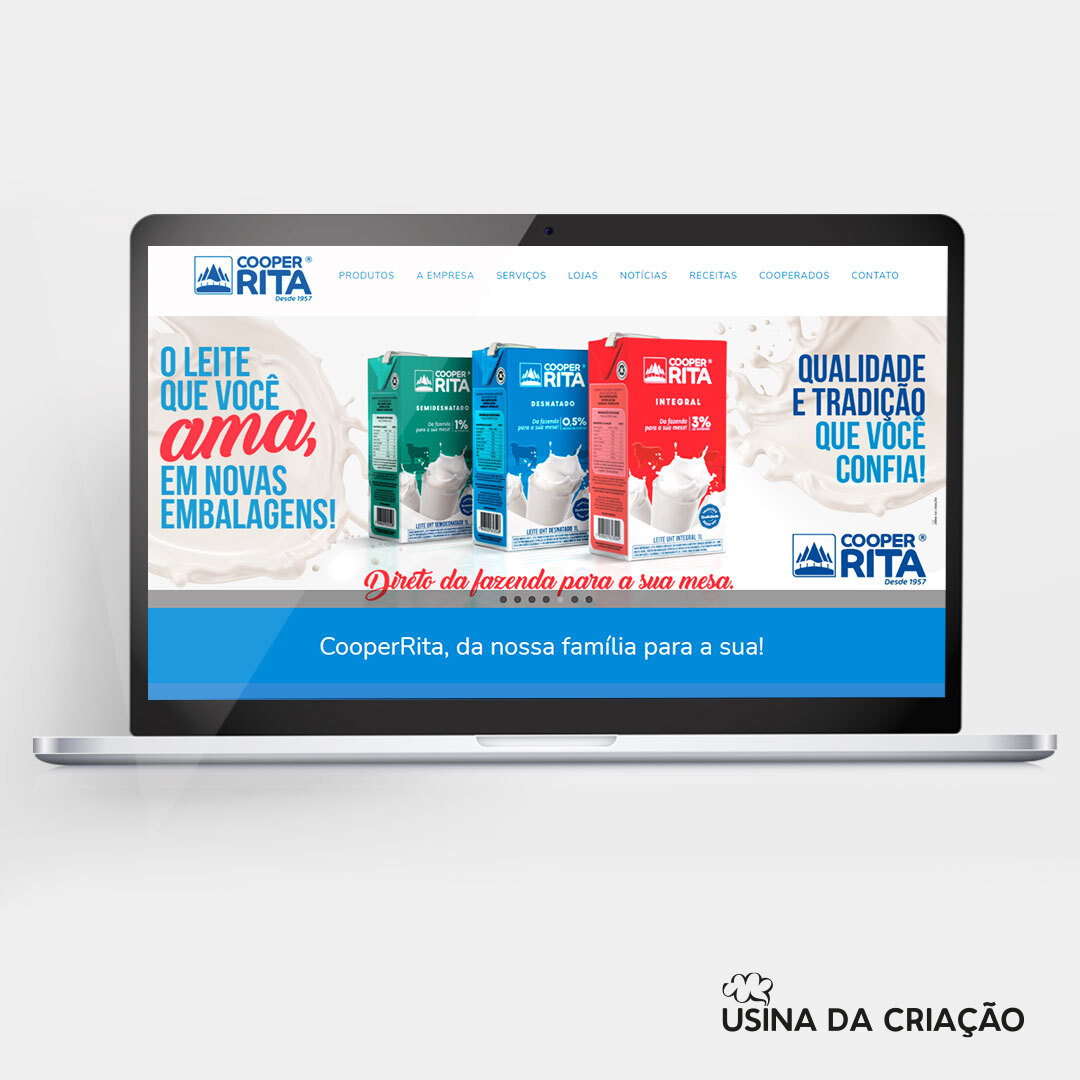 Campanha de lançamento Leites UHT - CooperRita