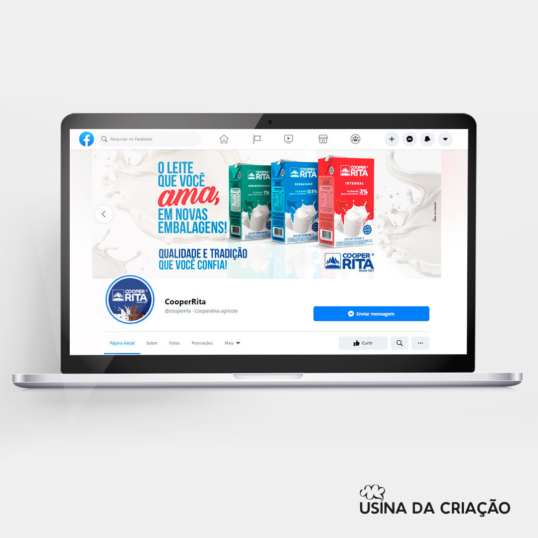 Campanha de lançamento Leites UHT - CooperRita