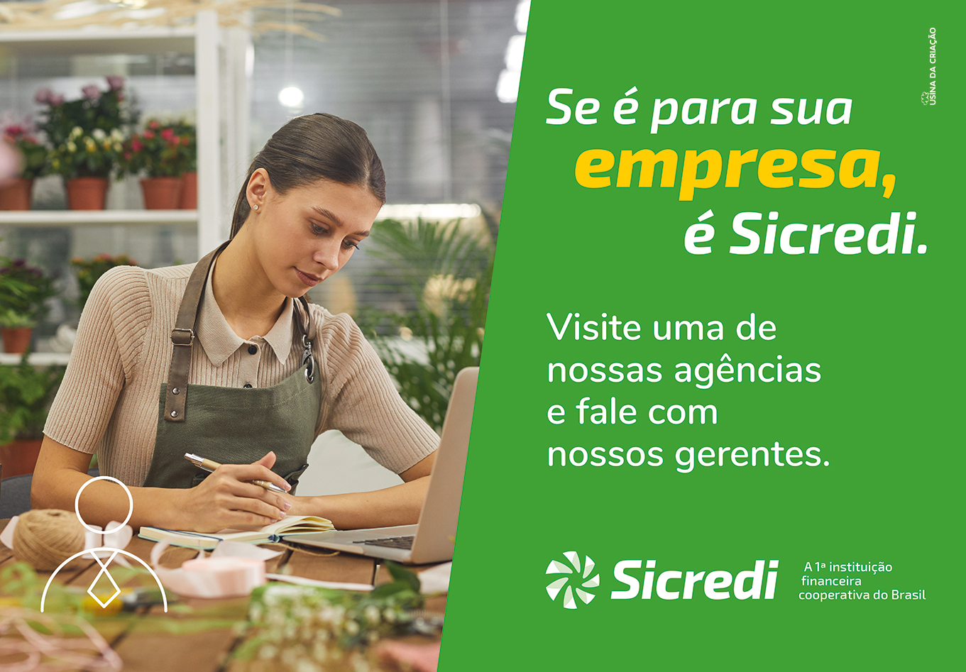 Campanha Institucional em outdoor- Sicredi 2020
