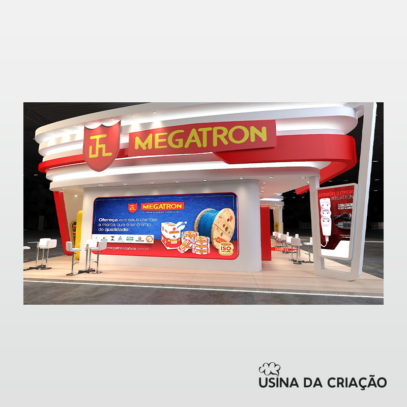 Comunicação da Feicon - Megatron - Estande