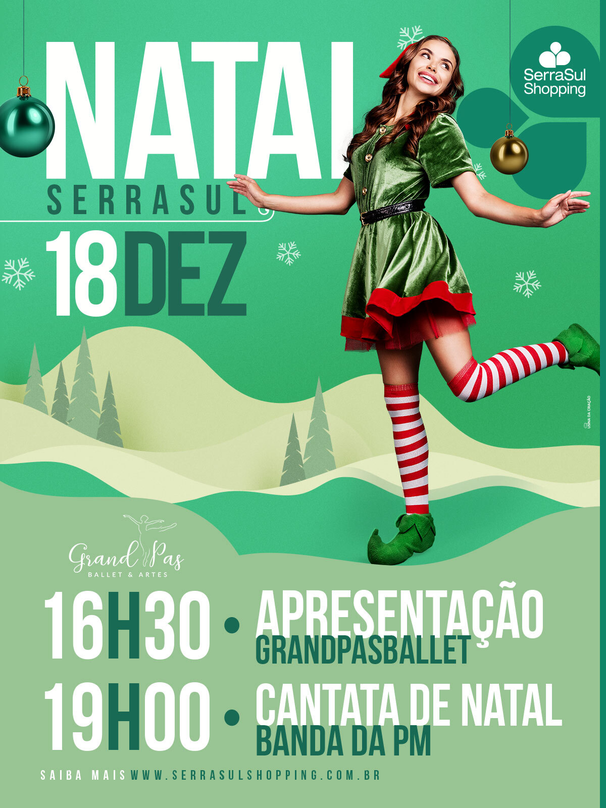 Natal SerraSul Shopping 2021 - Post