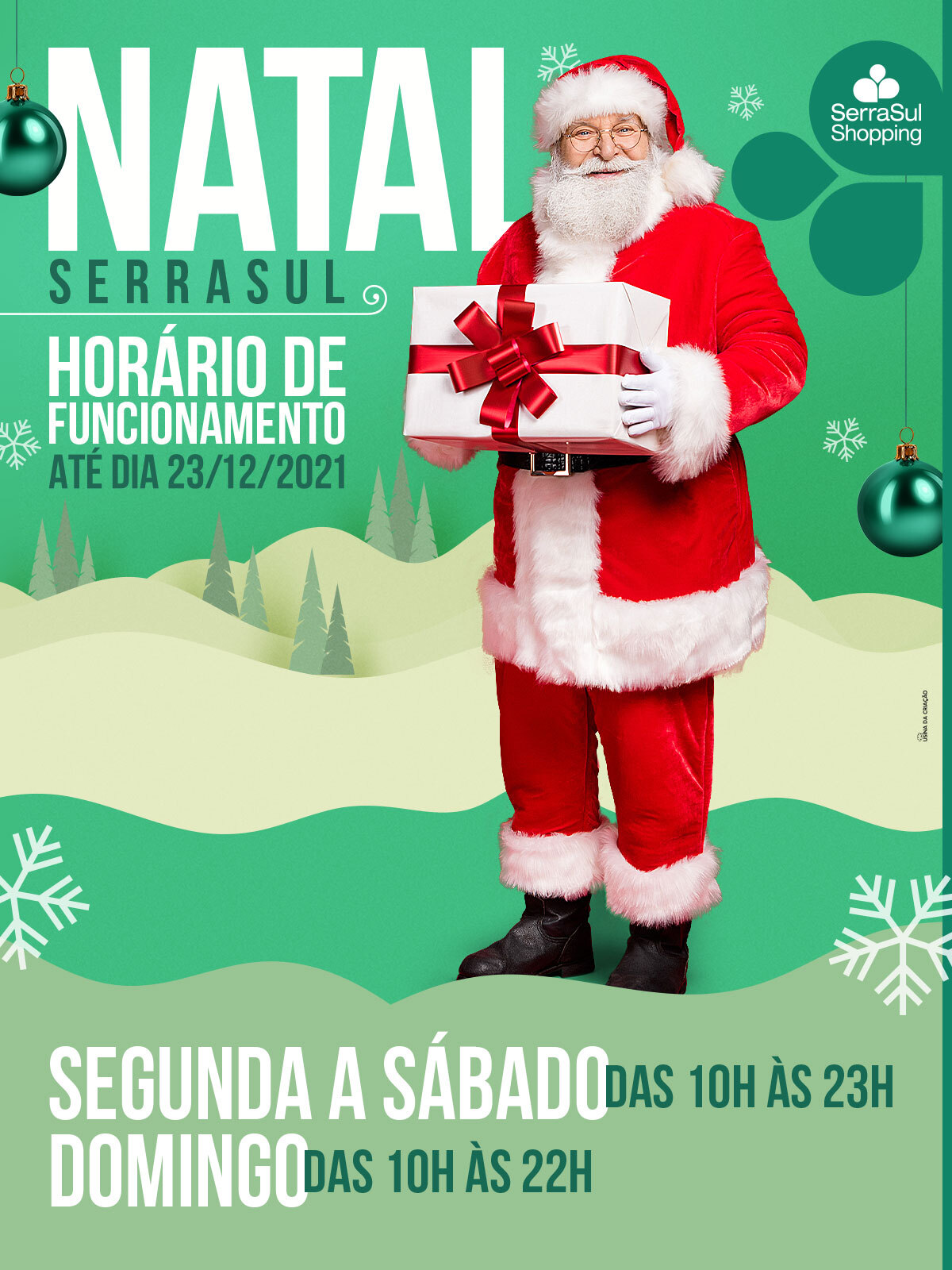 Natal SerraSul Shopping 2021 - Post
