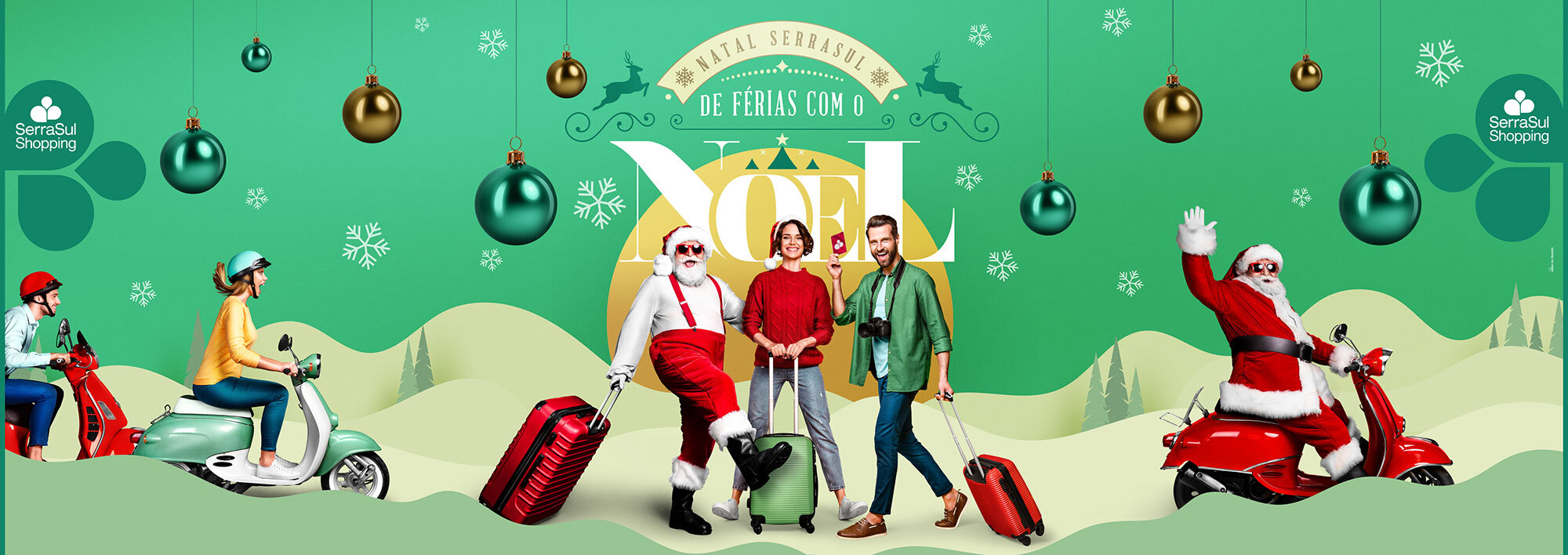 Natal SerraSul Shopping 2021 - Adesivo