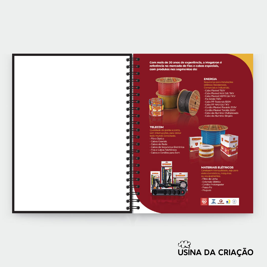 Caderno Promocional - Megatron