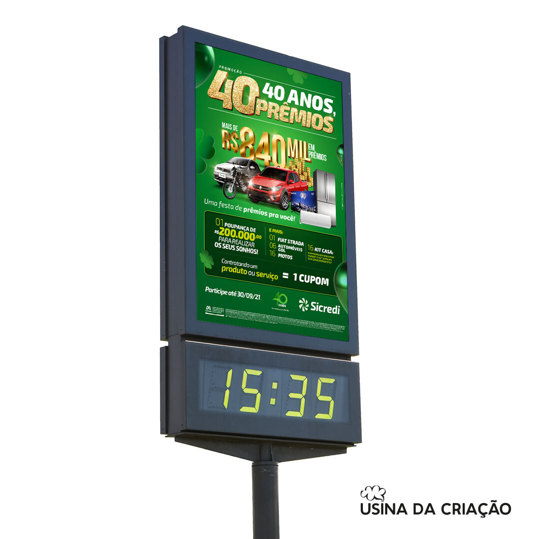 Promoção 40 anos, 40 prêmios - Sicredi Botucaraí