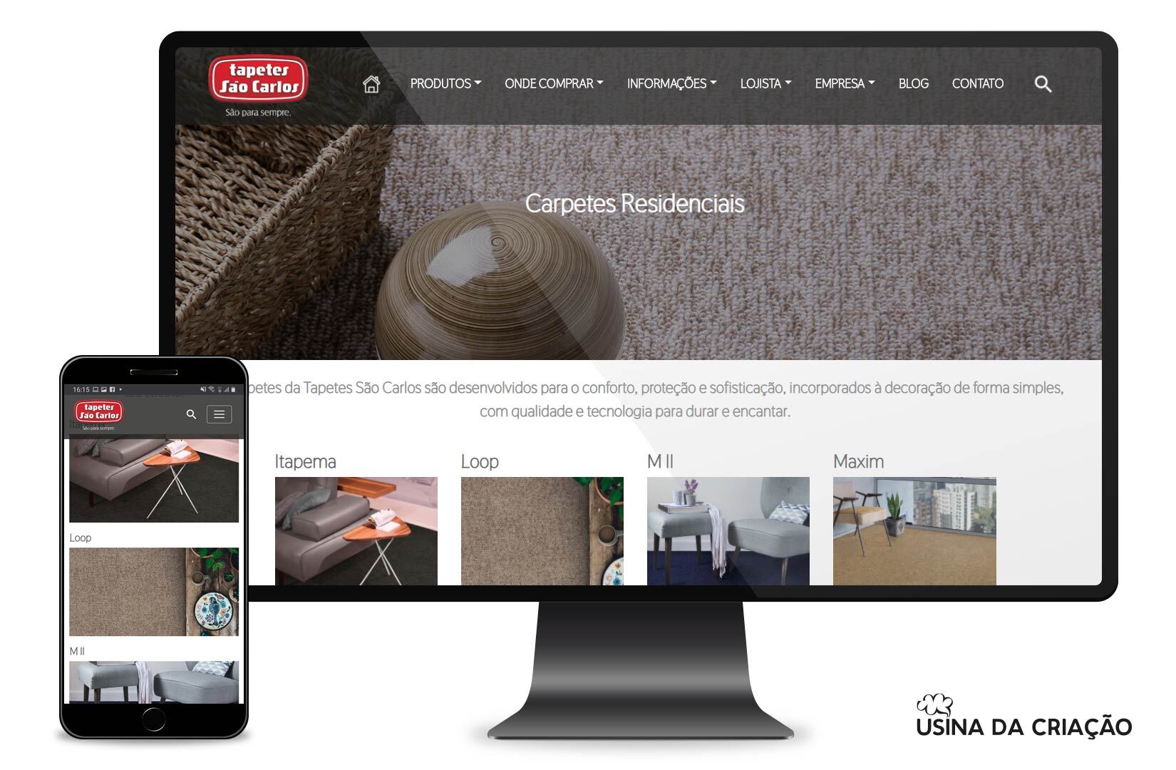 Site - Tapetes São Carlos