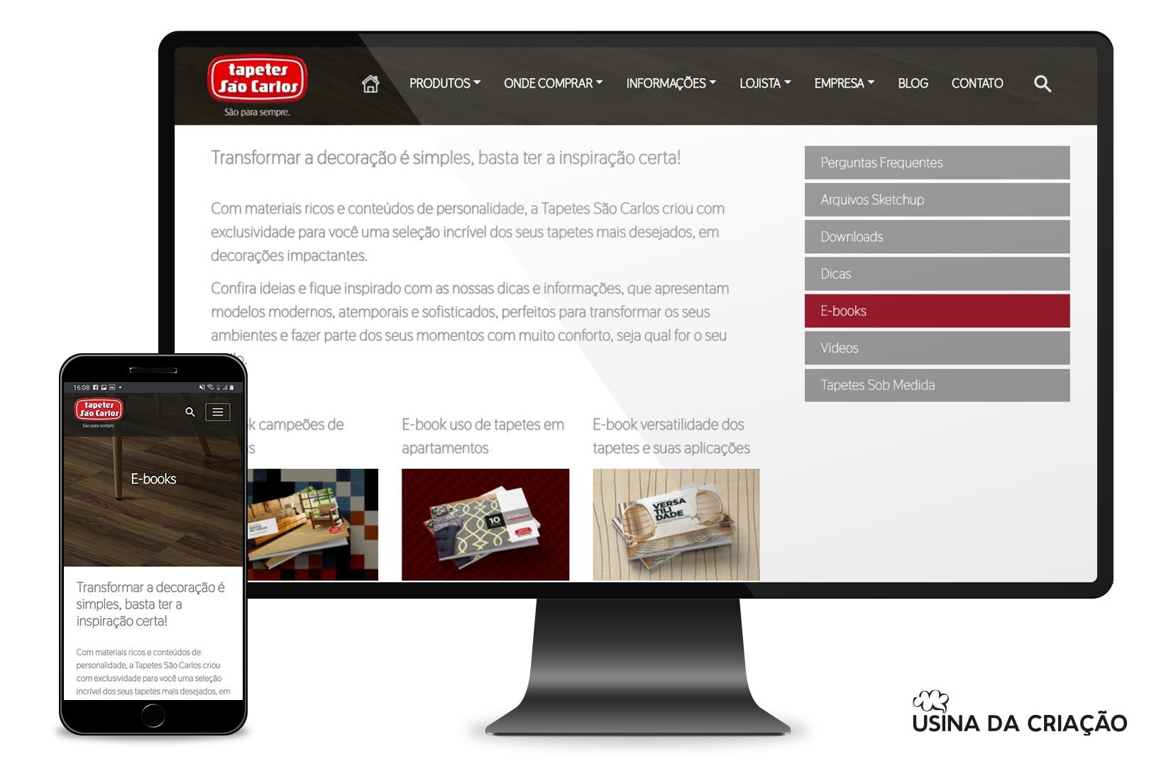Site - Tapetes São Carlos