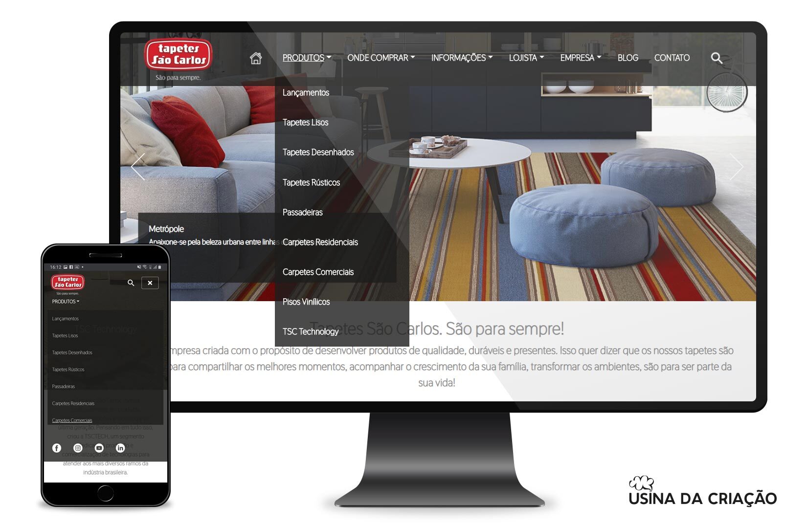 Site - Tapetes São Carlos